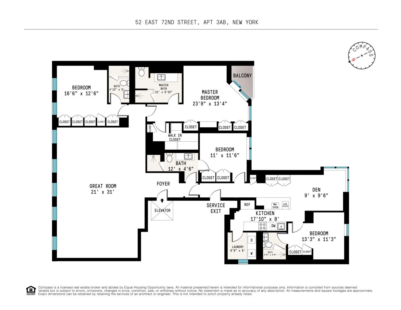 52 East 72nd Street, Unit 3AB, Manhattan, NY, 10021, United States, 4 Bedrooms Bedrooms, ,4 BathroomsBathrooms,Residential,For Sale,52 East 72nd Street, Unit 3AB,794874