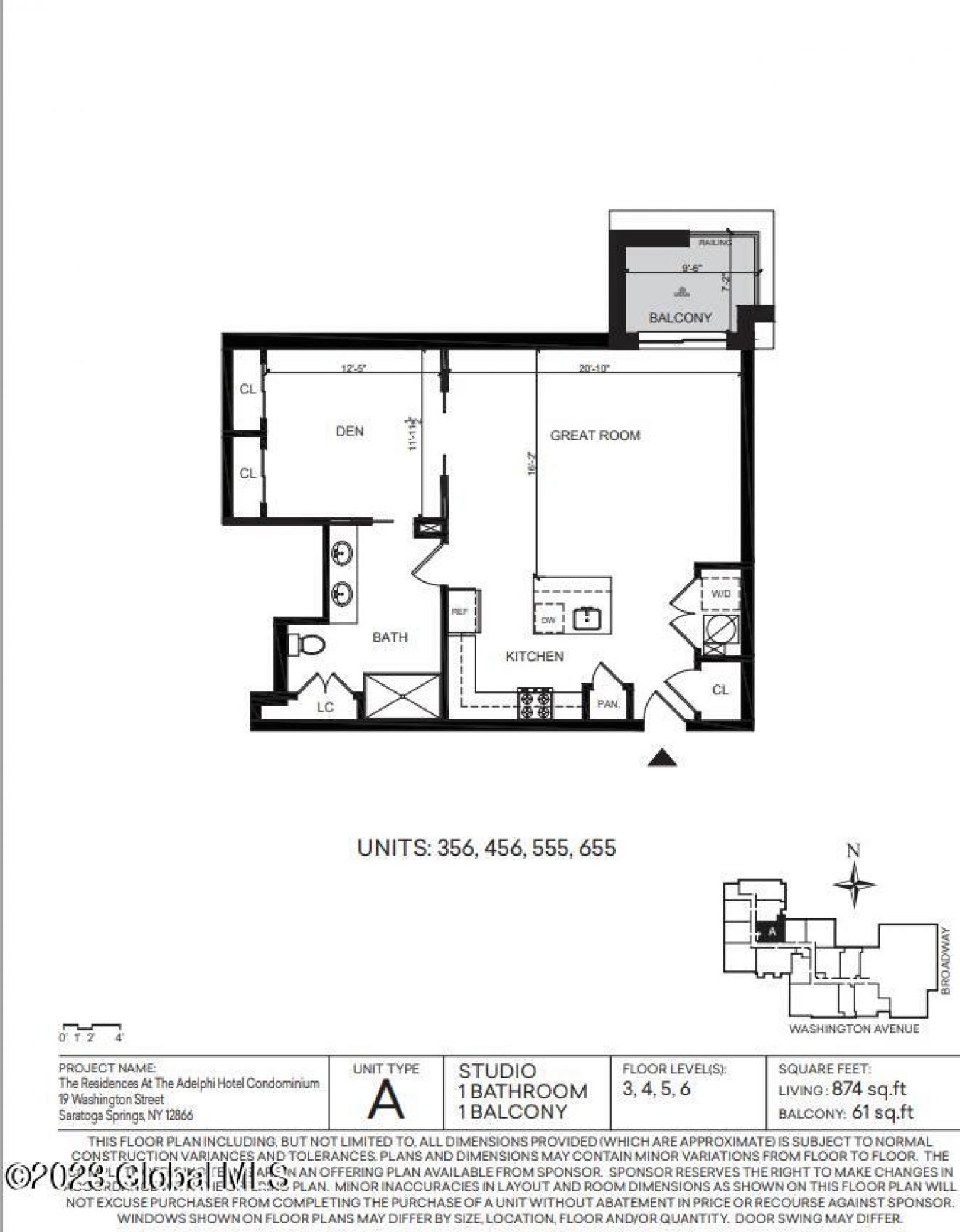 19 Washington Street, Saratoga Springs, NY, 12866, United States, ,1 BathroomBathrooms,Residential,For Sale,19 Washington Street,1529715