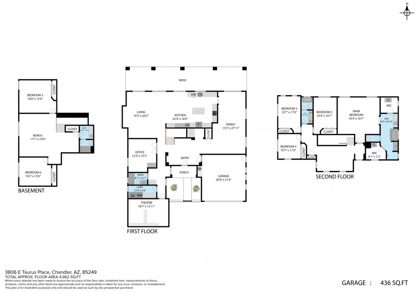Chandler, Maricopa, 85249, United States, 6 Bedrooms Bedrooms, ,4 BathroomsBathrooms,Residential,For Sale,1820283