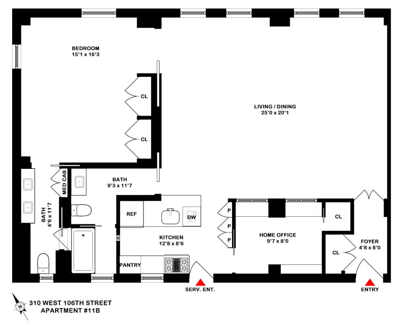 New York, New York, 10025, United States, 1 Bedroom Bedrooms, ,1 BathroomBathrooms,Residential,For Sale,1824300