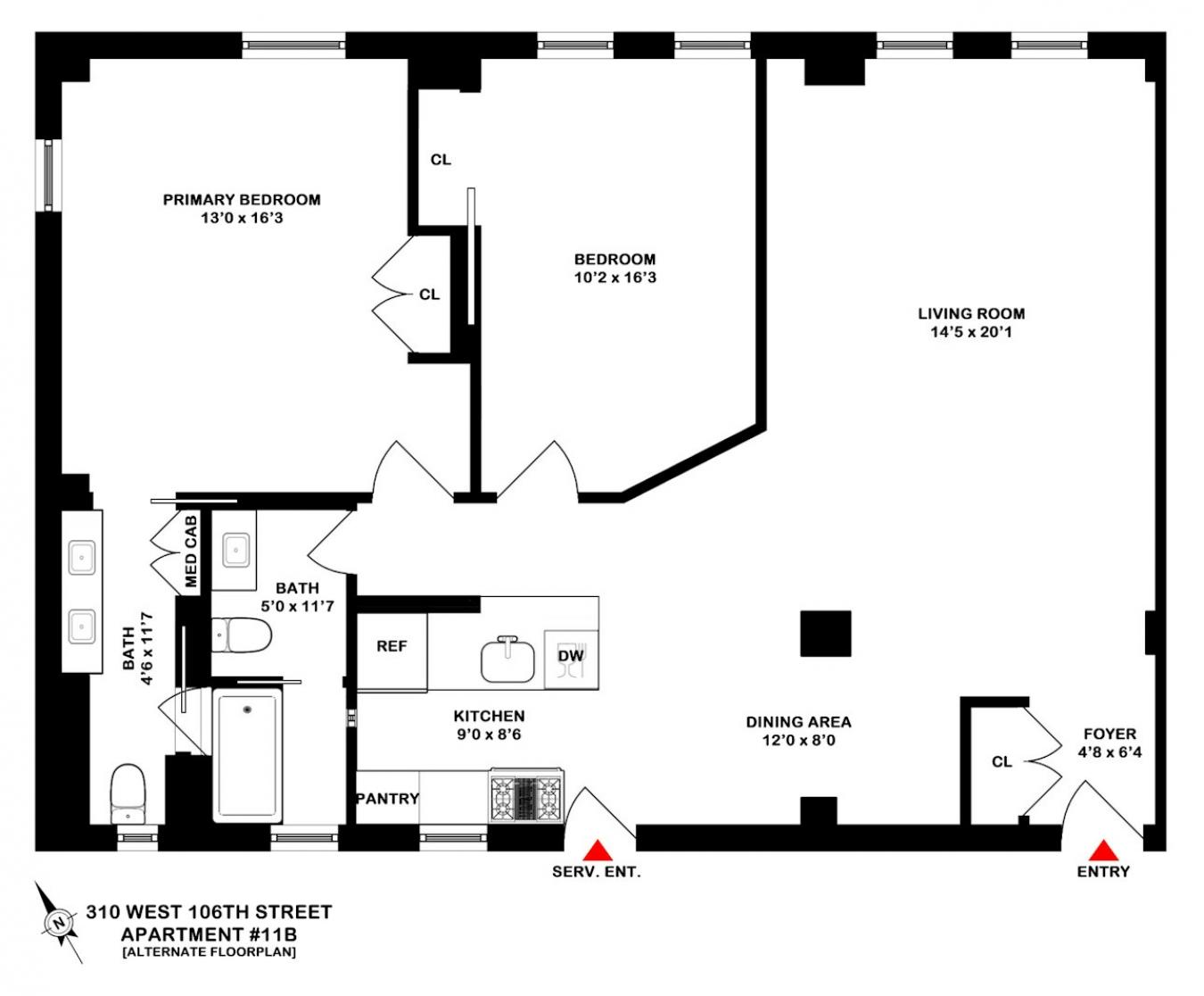 New York, New York, 10025, United States, 1 Bedroom Bedrooms, ,1 BathroomBathrooms,Residential,For Sale,1824300