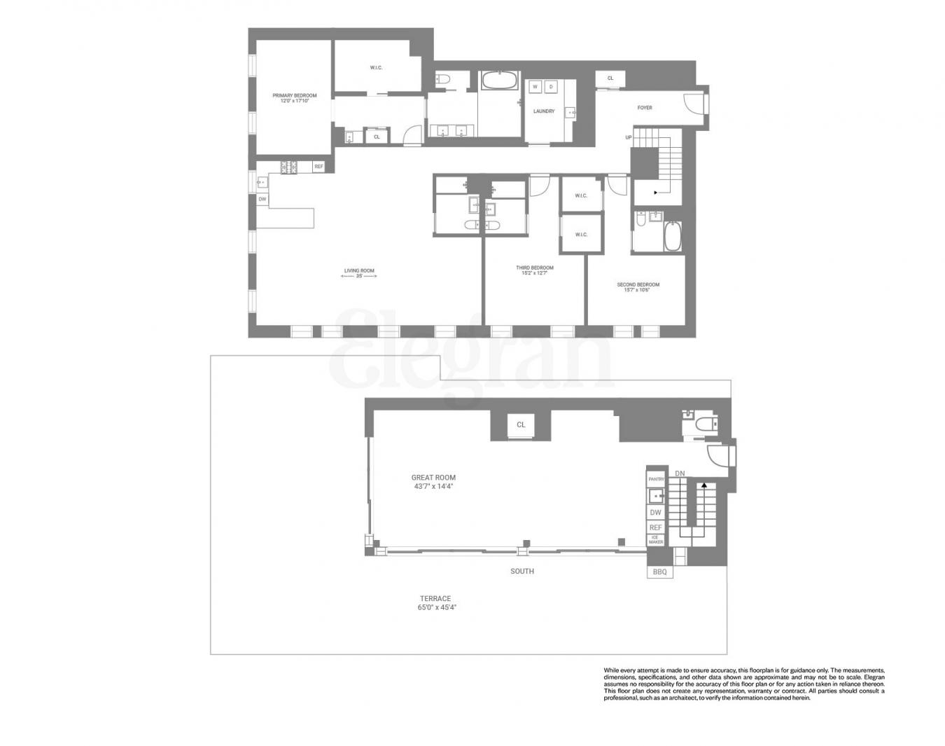 New York, New York, 10014-1015, United States, 3 Bedrooms Bedrooms, ,4 BathroomsBathrooms,Residential,For Sale,1858445