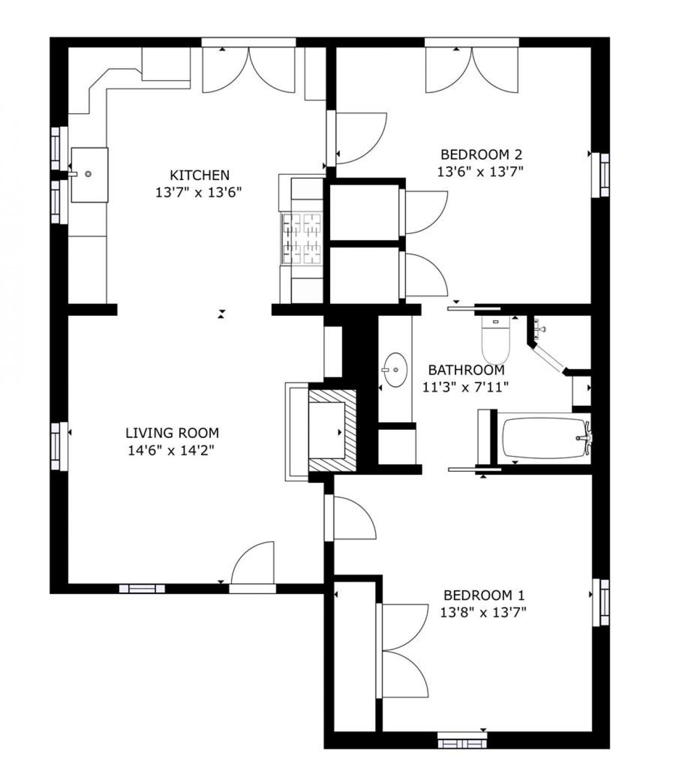 Fredericksburg, Texas, 78624, United States, 2 Bedrooms Bedrooms, ,1 BathroomBathrooms,Residential,For Sale,1879916