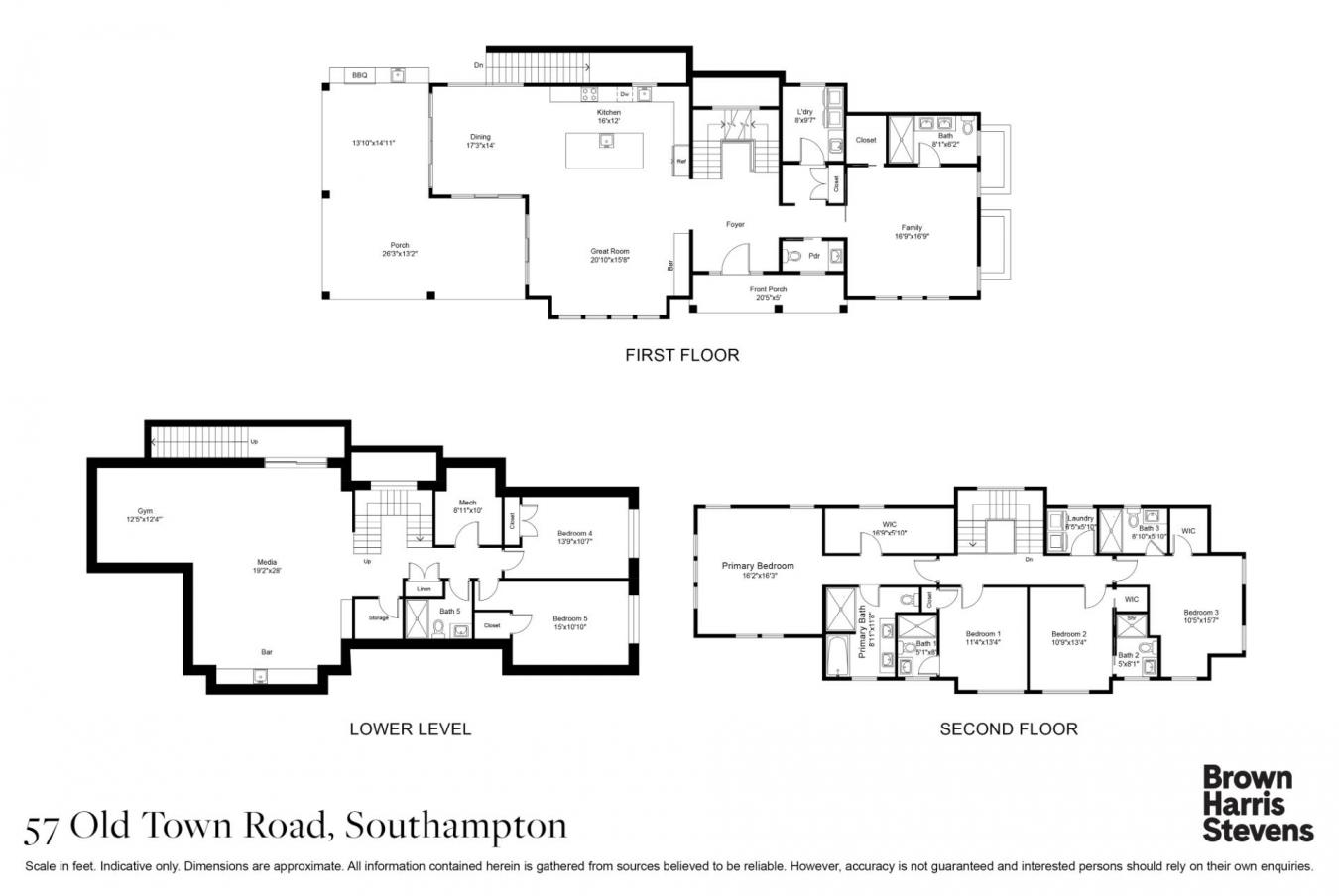 Village of Southampton, New York, 11968, United States, 6 Bedrooms Bedrooms, ,6 BathroomsBathrooms,Residential,For Sale,1889451