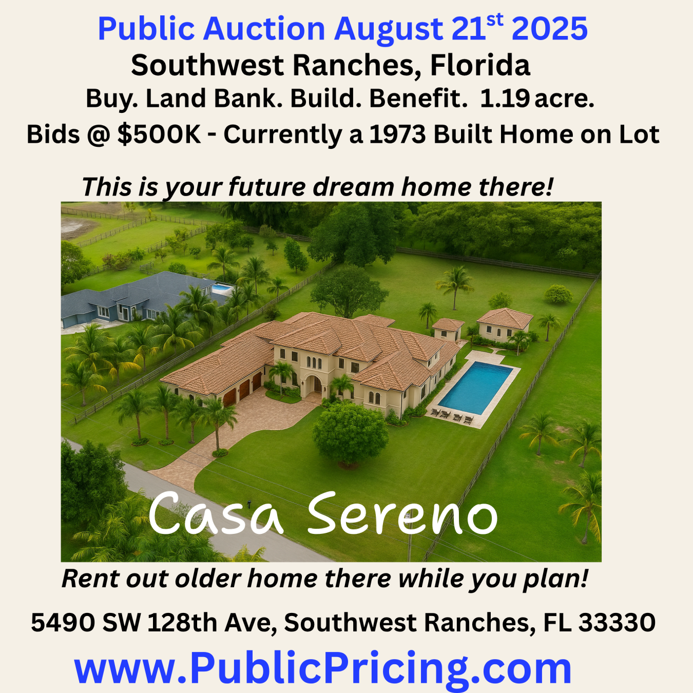 Southwest Ranches, Broward, 33330, United States, 4 Bedrooms Bedrooms, ,2 BathroomsBathrooms,Residential,For Sale,1893051