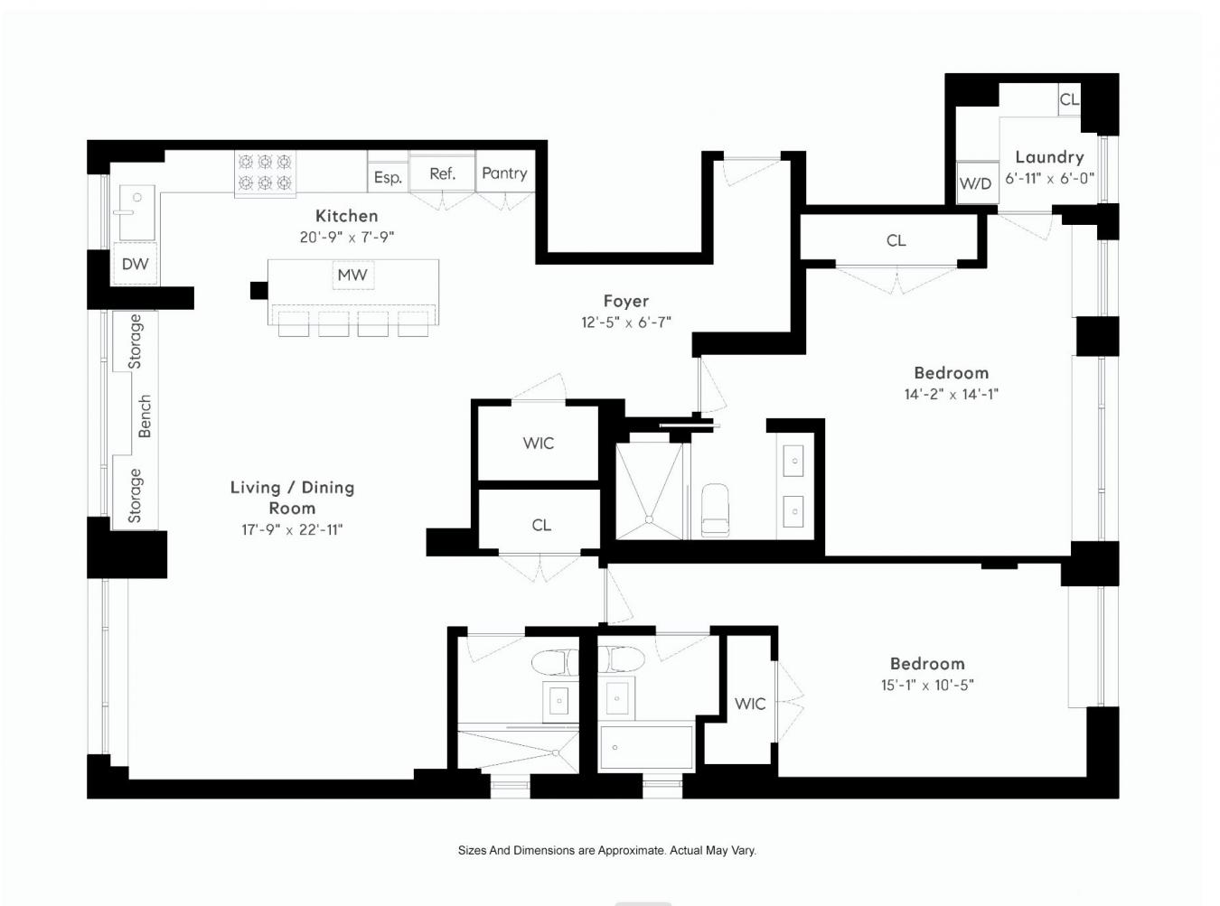East Village, New York, 10003, United States, 2 Bedrooms Bedrooms, ,3 BathroomsBathrooms,Residential,For Sale,1907922
