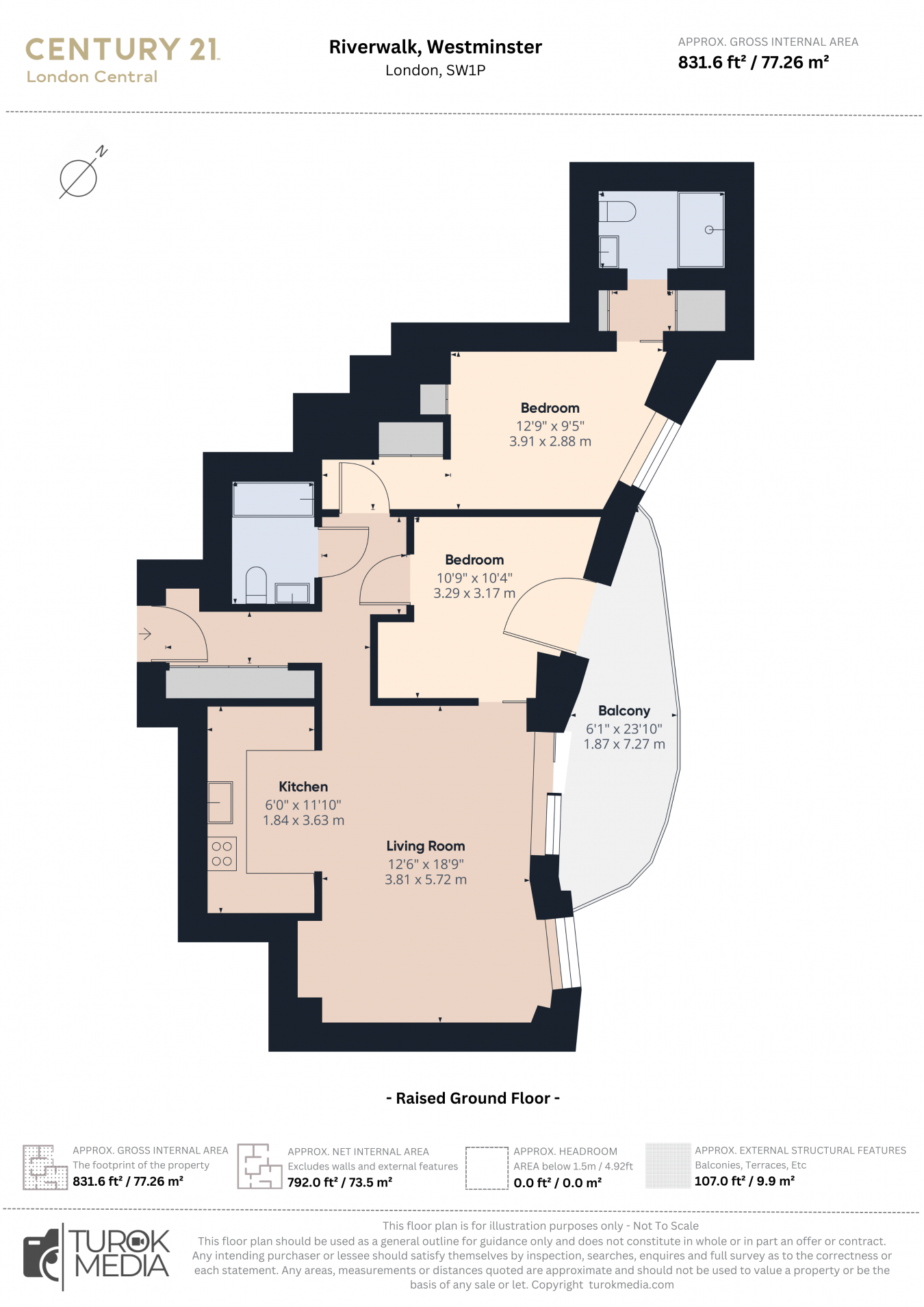 London, SW1P 4FD, United Kingdom, 2 Bedrooms Bedrooms, ,2 BathroomsBathrooms,Residential,For Sale,1922589