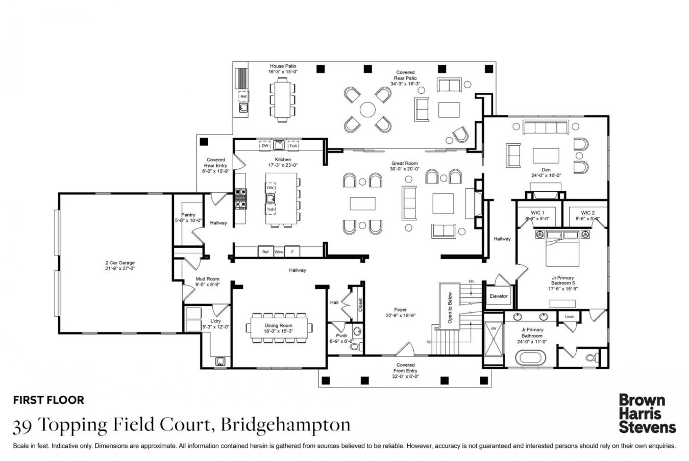 Bridgehampton, New York, 11932, United States, 7 Bedrooms Bedrooms, ,8 BathroomsBathrooms,Residential,For Sale,1994323