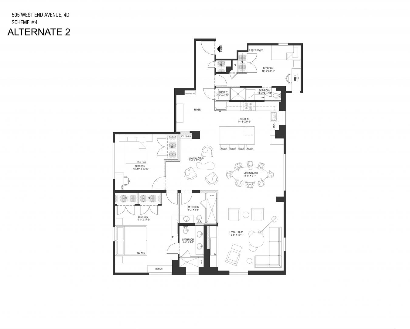 New York, New York, 10024, United States, 2 Bedrooms Bedrooms, ,2 BathroomsBathrooms,Residential,For Sale,2012408