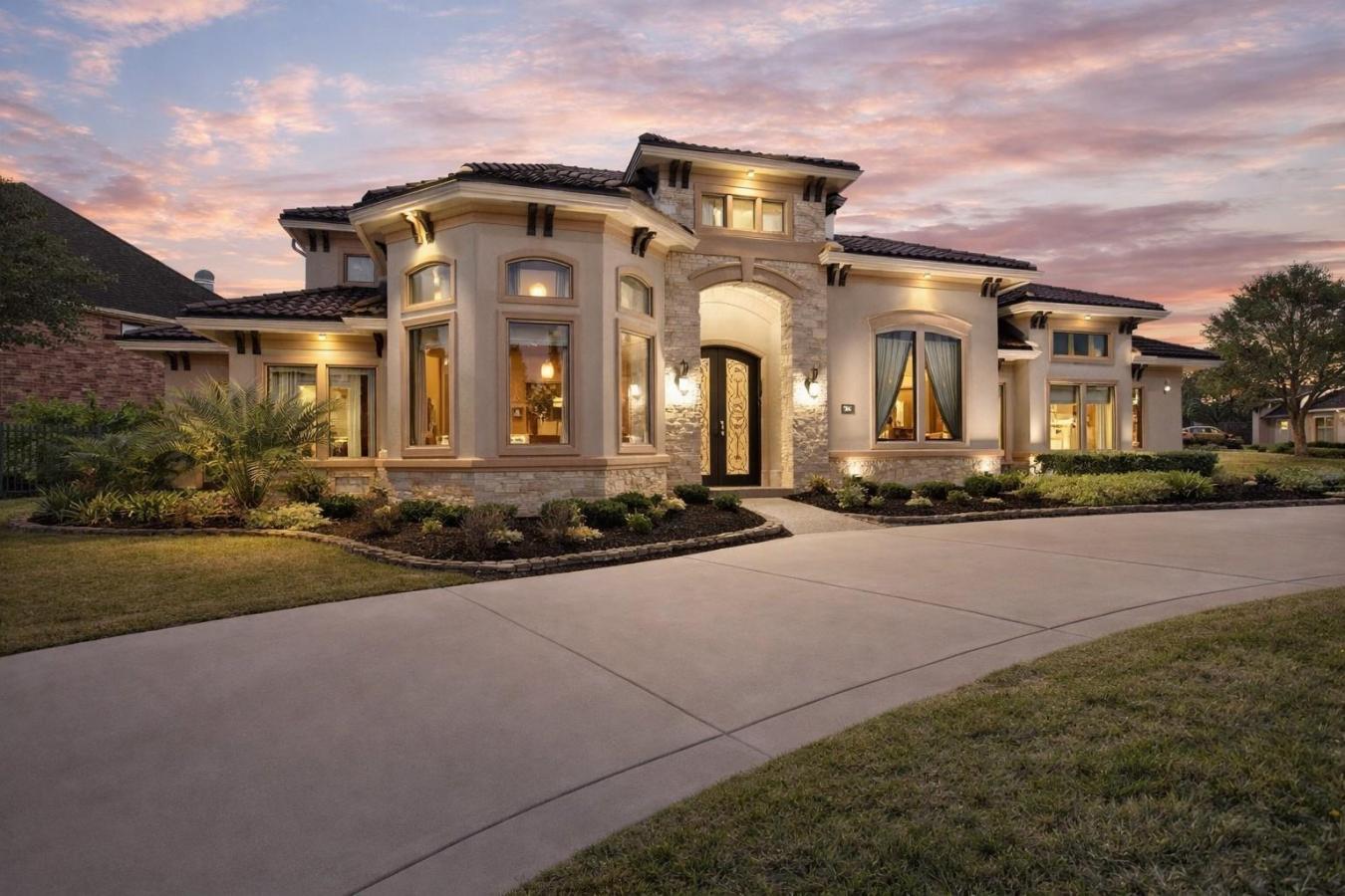 Luxury Mediterranean Estate located in the Village of Creekside Park & – image 1
