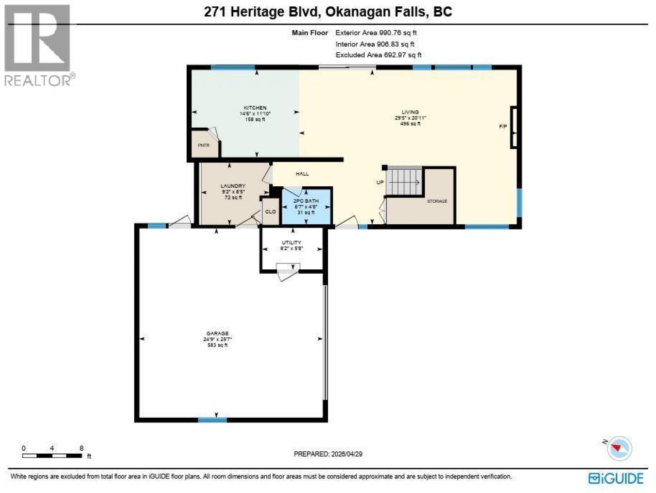 Okanagan Falls, BC, V0H1R3, Canada, 3 Bedrooms Bedrooms, ,3 BathroomsBathrooms,Residential,For Sale,2043251