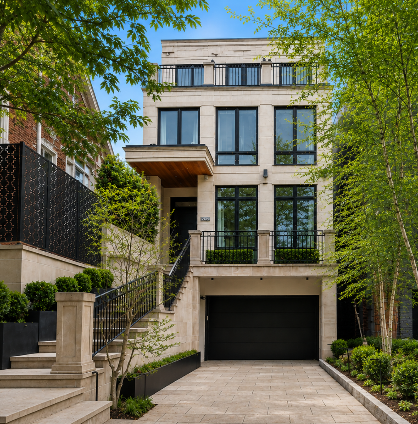 A Modern Twist To A Classic NY Brownstone Or London Georgian. An Unpar – image 1