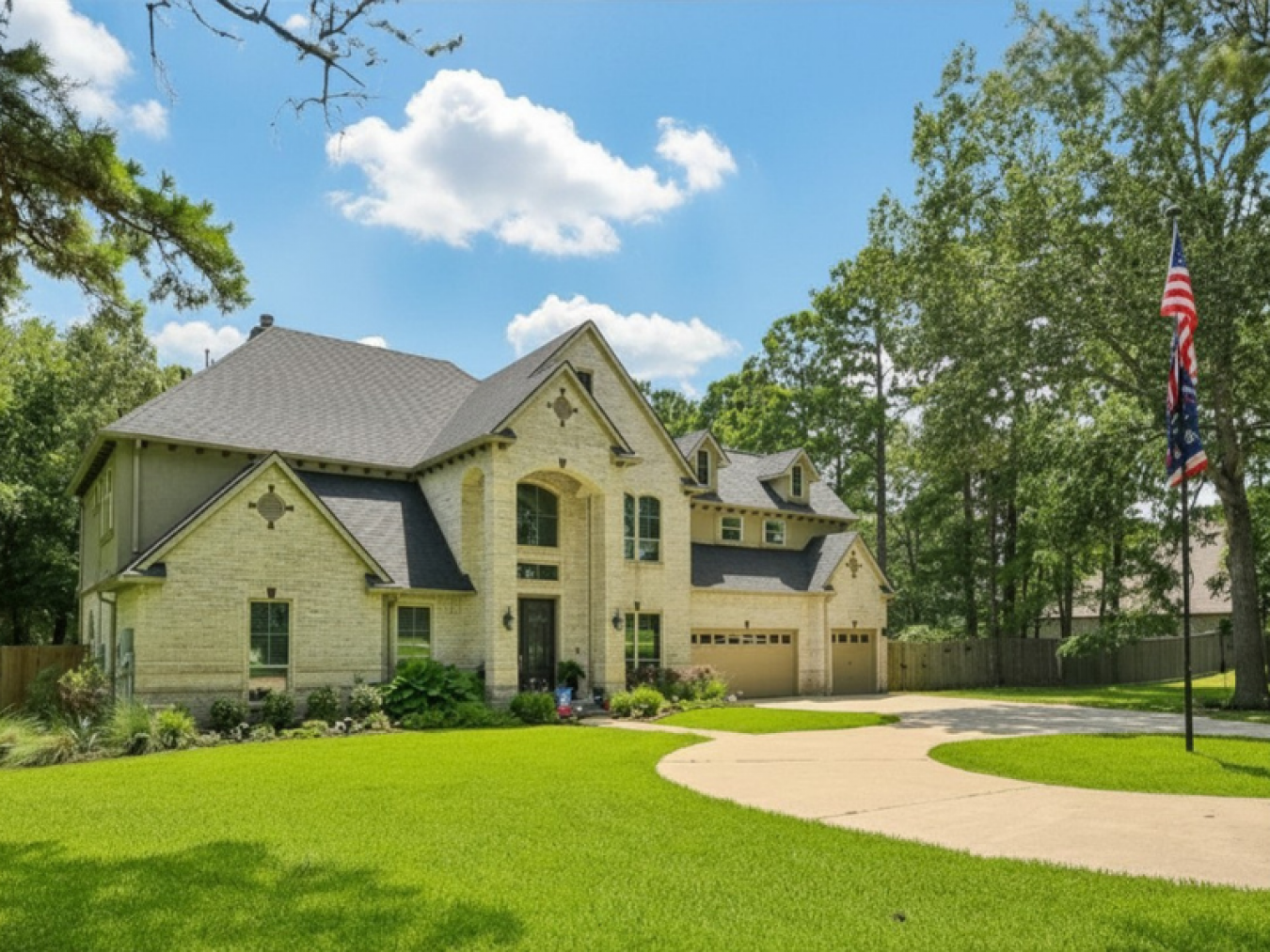 Situated on a secluded, beautifully wooded one-acre estate within the – image 3