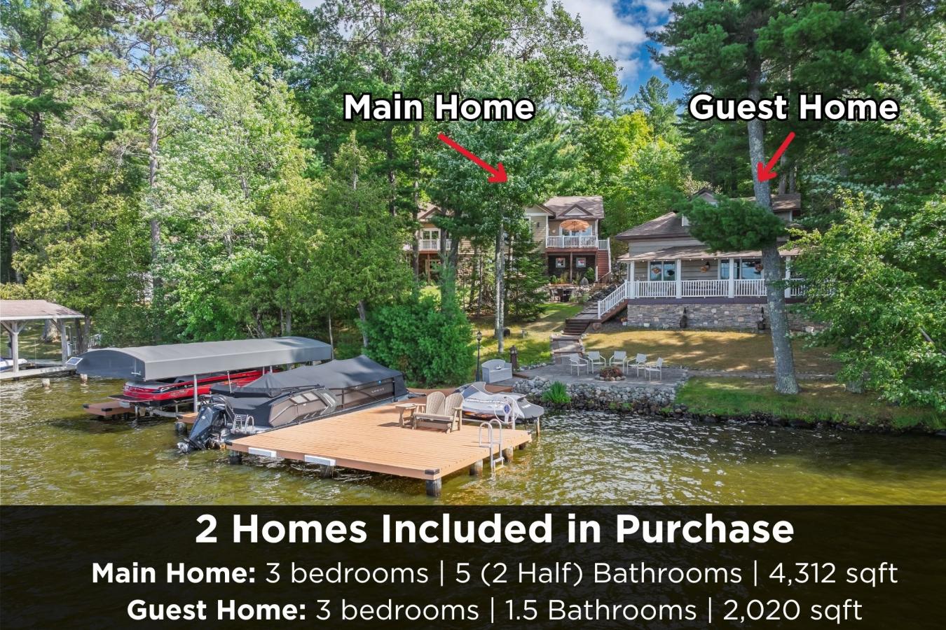 1405 Everett Road, Eagle River, WI, 54521, United States, 3 Bedrooms Bedrooms, ,5 BathroomsBathrooms,Residential,For Sale,1405 Everett Road,219172