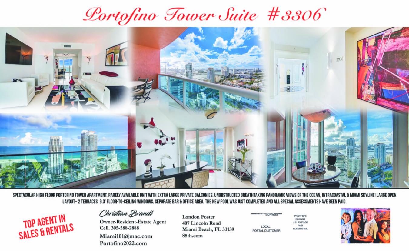 300 S Pointe Drive, Miami Beach, FL, 33139, United States, 2 Bedrooms Bedrooms, ,3 BathroomsBathrooms,Residential,For Sale,300 S Pointe Drive,1220568