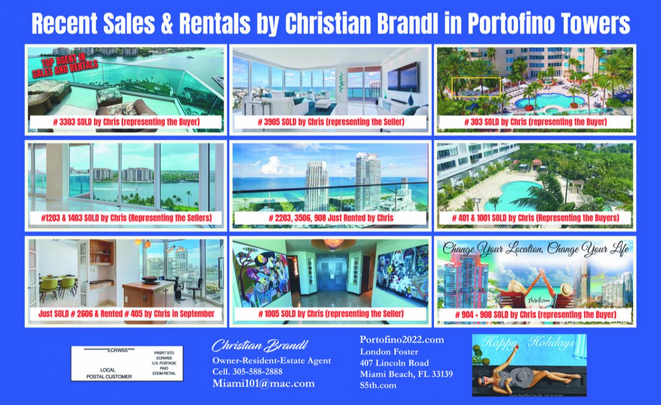 300 S Pointe Drive, Miami Beach, FL, 33139, United States, 2 Bedrooms Bedrooms, ,3 BathroomsBathrooms,Residential,For Sale,300 S Pointe Drive,1220568
